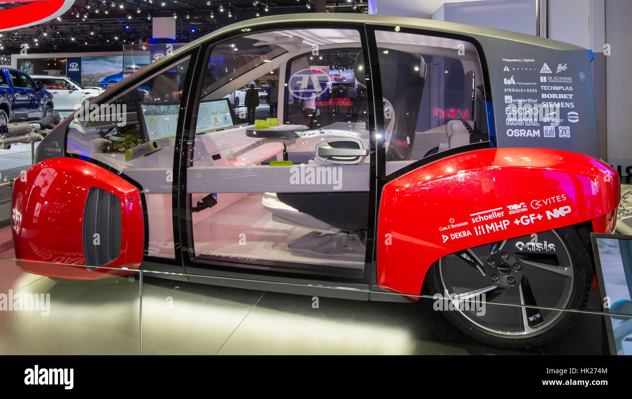 ZF Bonsai garden inside the Rinspeed Oasis autonomous car, at the North