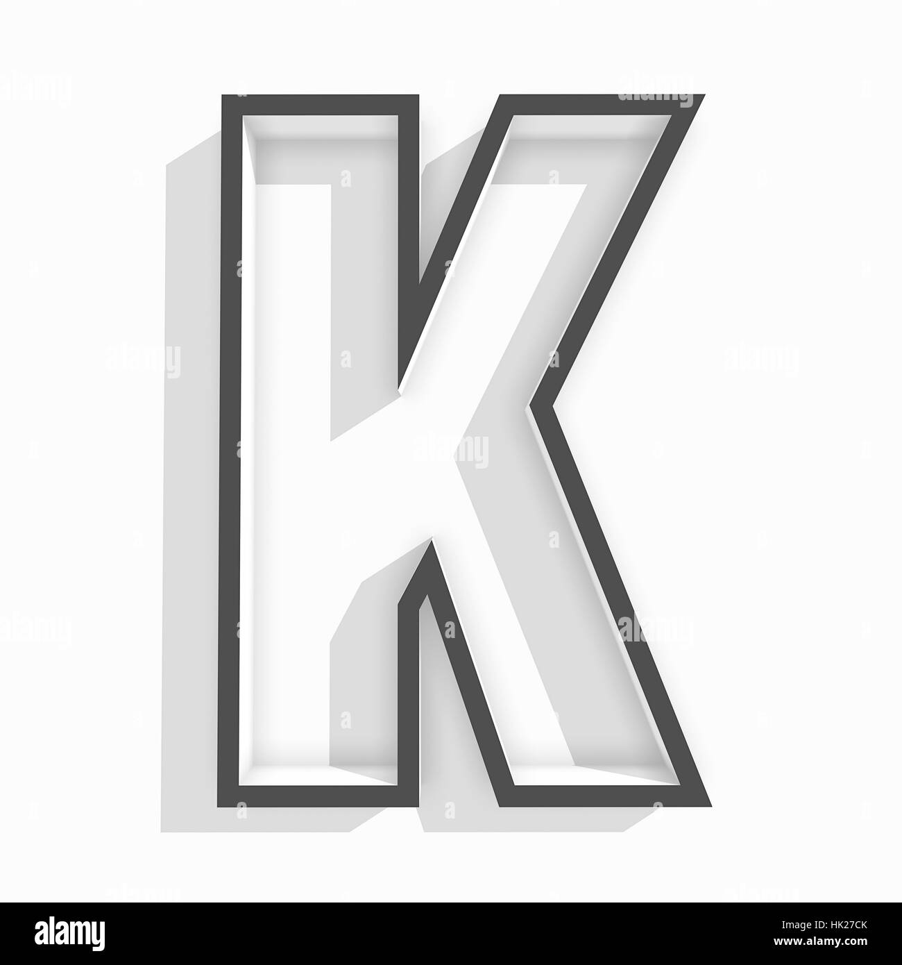 Letter K Black and White Stock Photos & Images Alamy