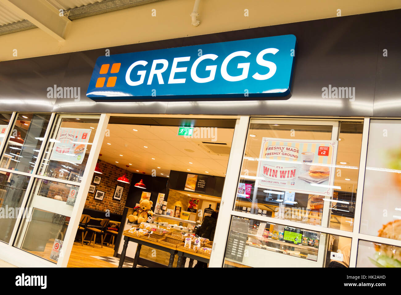 Greggs store UK. Stock Photo