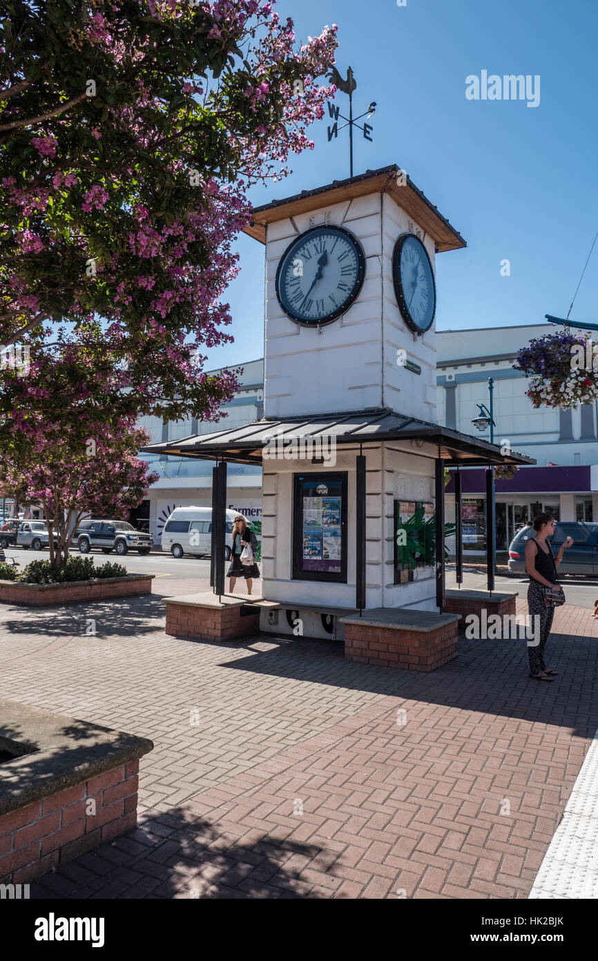 General street scene of Market Place, Blenheim, South Island, New Zealand Stock Photo Alamy