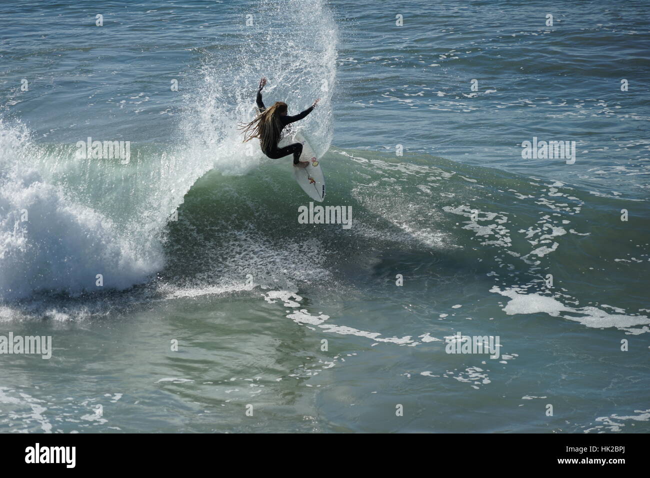 Pier Paddle Out Stock Photo Alamy