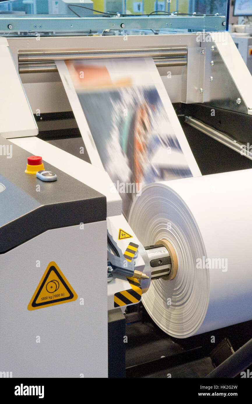 printing machine Stock Photo