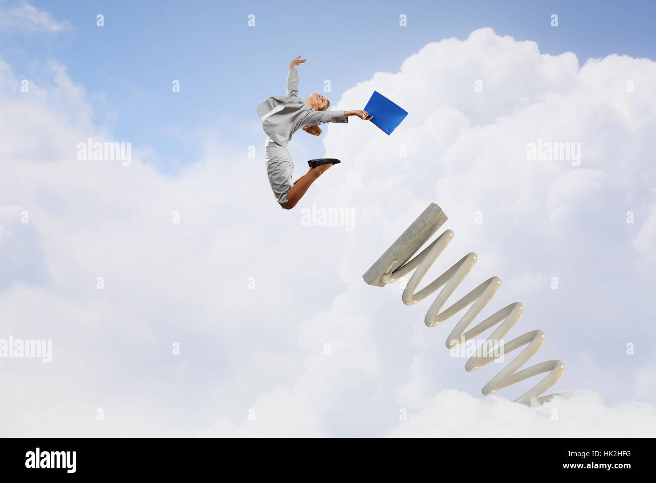 Springboard girl hi-res stock photography and images - Alamy