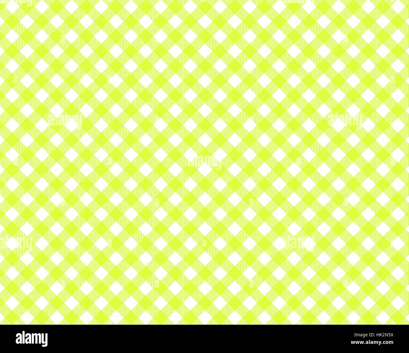 Green Tablecloth Pattern tablecloths pattern in yellow-green and white Stock Photo - Alamy
