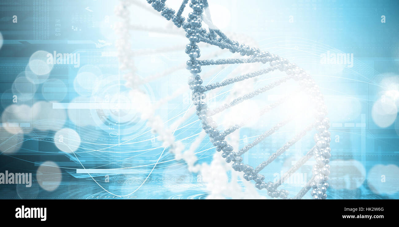 Background high tech image of dna molecule Stock Photo - Alamy