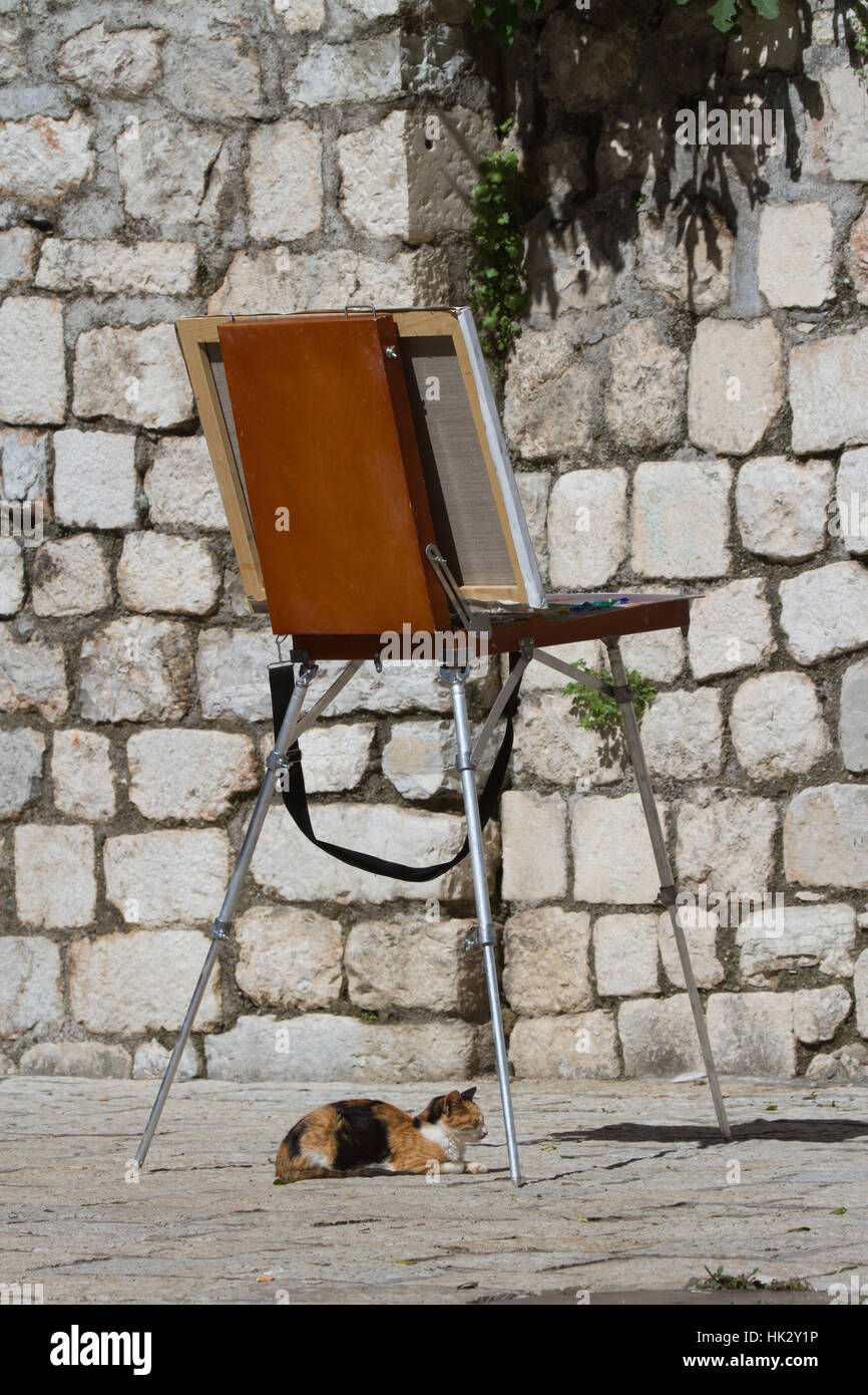 Artist easel frame hires stock photography and images Alamy