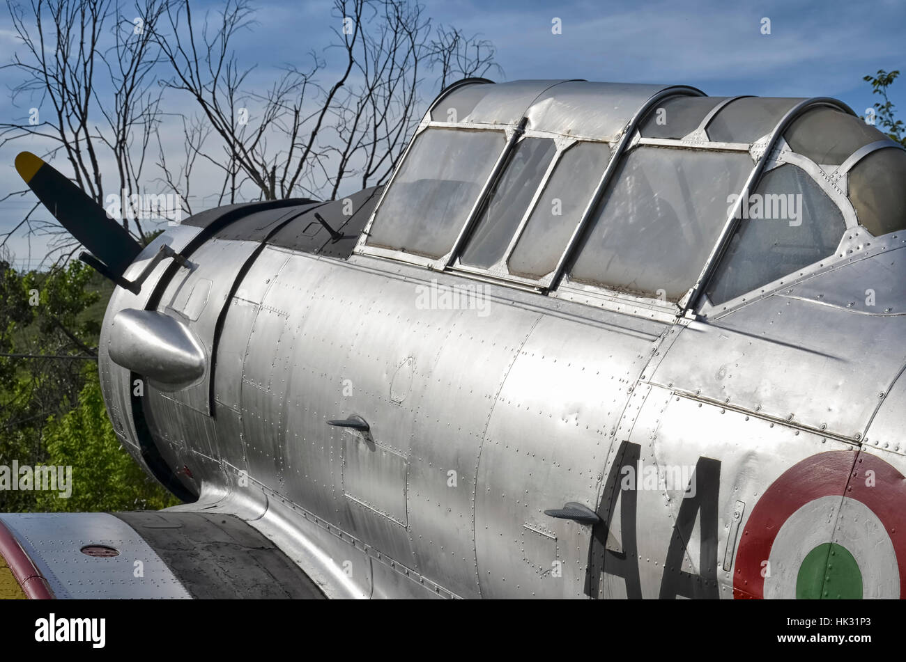View of aircraft aluminum structure with rivets Stock Photo Alamy