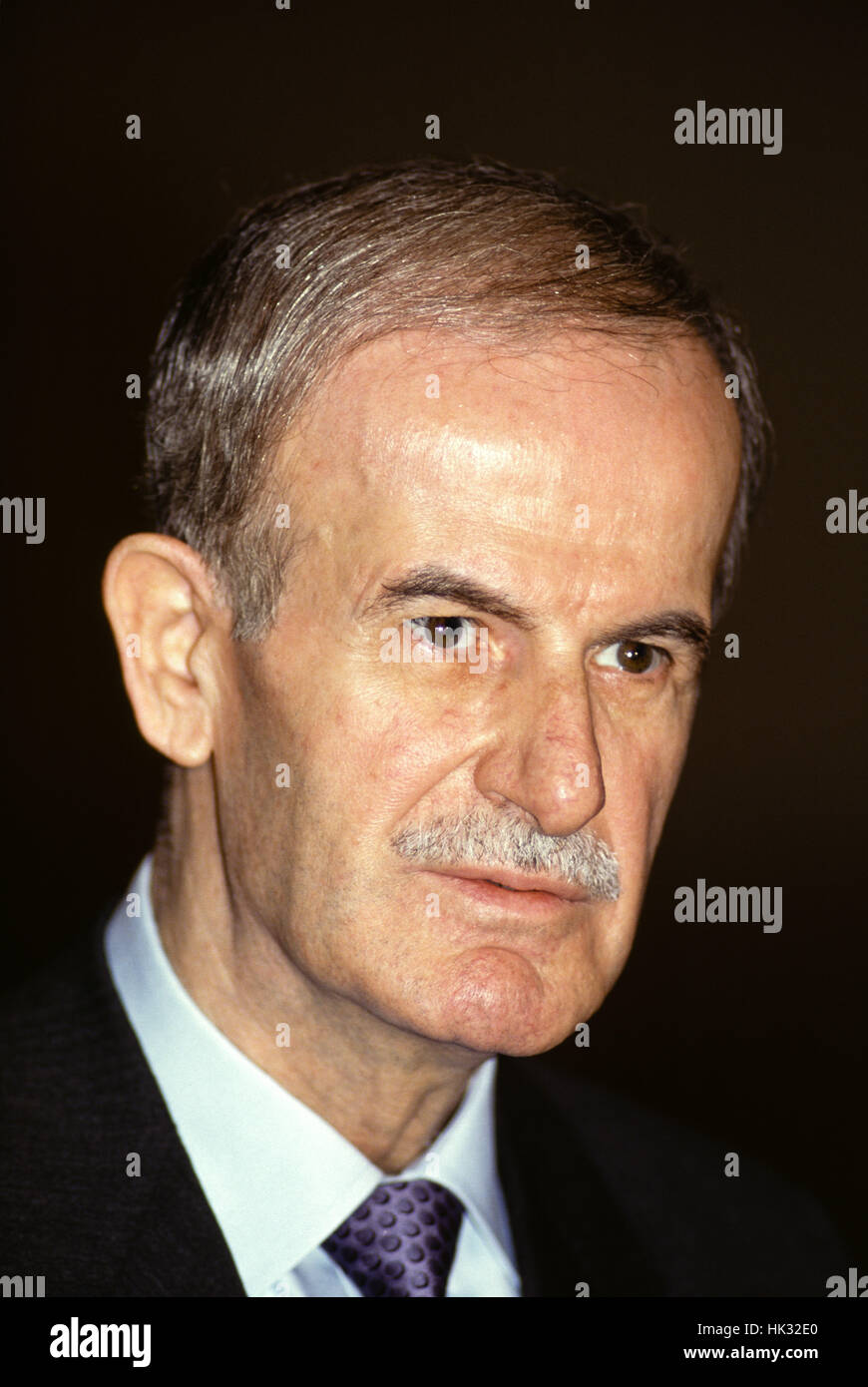 Damascus 1990s Hafez Al Assad at the Presidential palace in Damascus