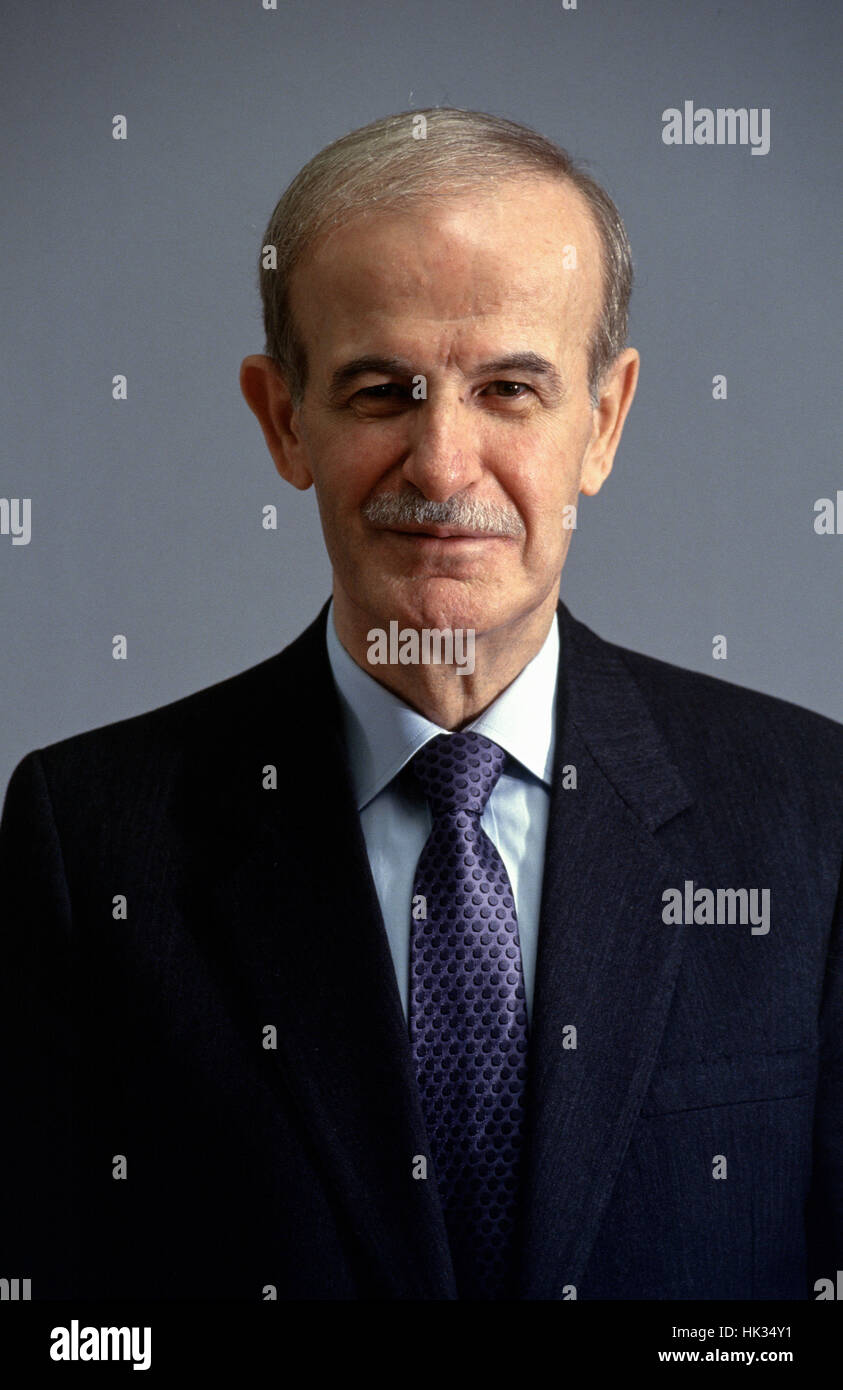 Damascus 1990s - Hafez Al Assad At The Presidential Palace In Damascus ...