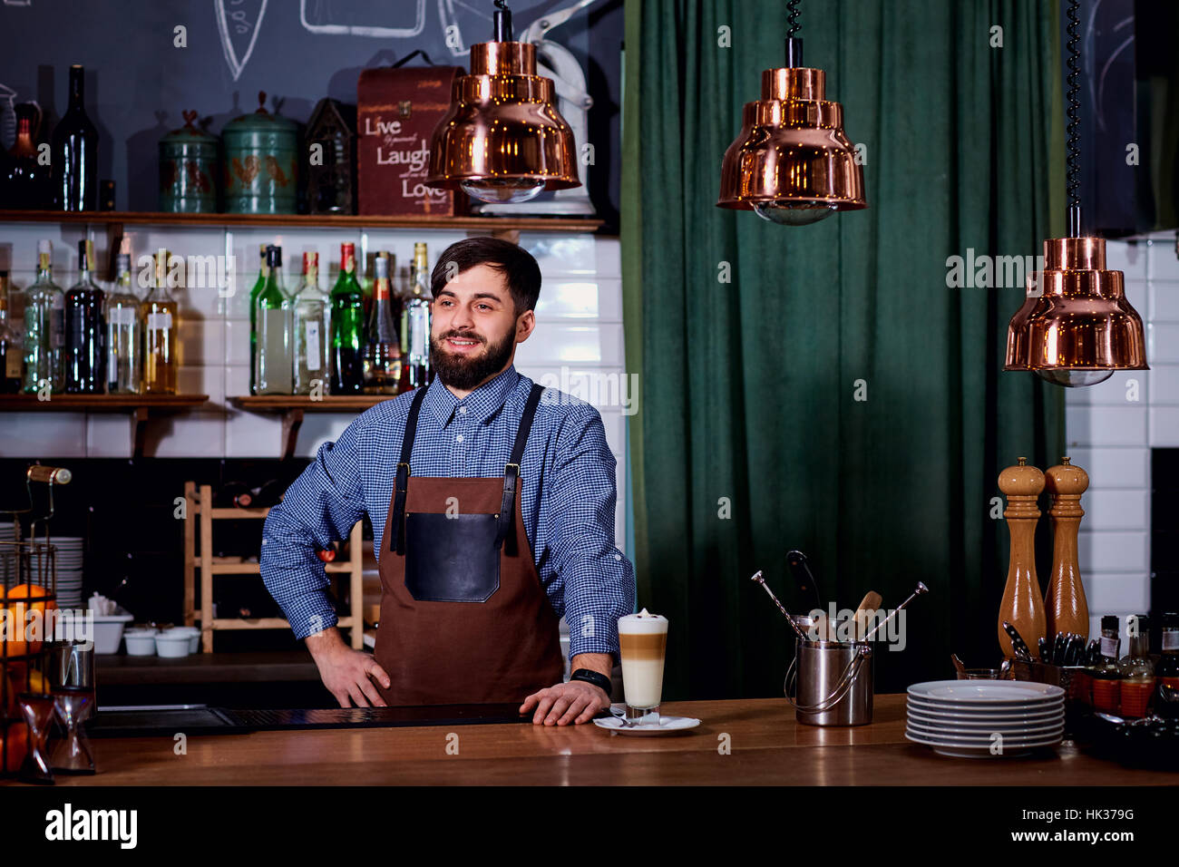 Barista making cocktails hires stock photography and images Alamy