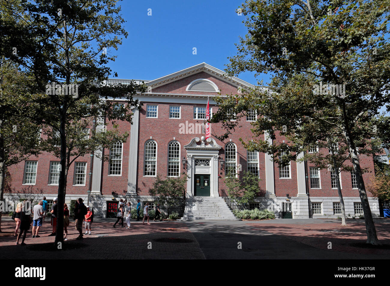 Lehman Hall in Harvard University, Boston, Cambridge, MA, United States. Stock Photo