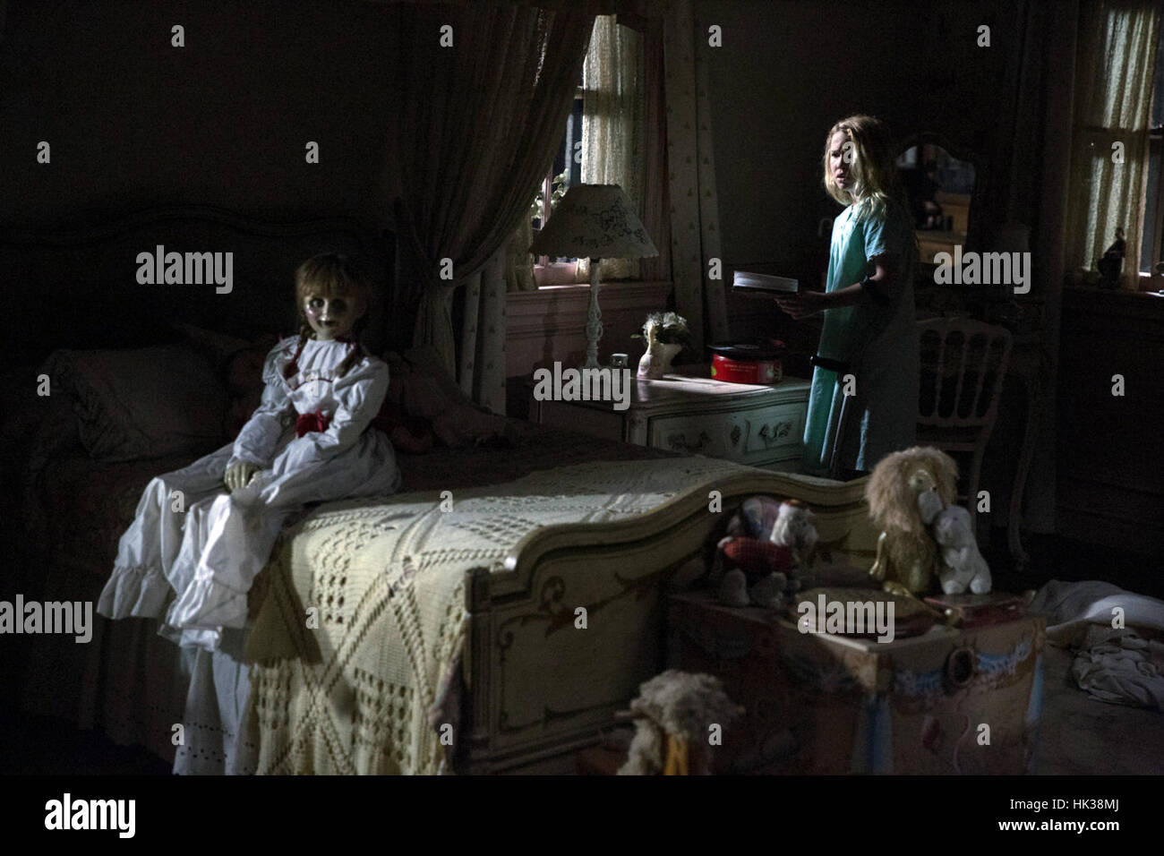 Annabelle 2 is an upcoming 2017 American supernatural horror film directed by David F. Sandberg, and written by Gary Dauberman. It is the sequel to the 2014 film Annabelle, the second entry in the Annabelle film series and the fourth installment overall in The Conjuring film series  This photograph is for editorial use only and is the copyright of the film company and/or the photographer assigned by the film or production company and can only be reproduced by publications in conjunction with the promotion of the above Film. A Mandatory Credit to the film company is required. The Photographer s Stock Photo