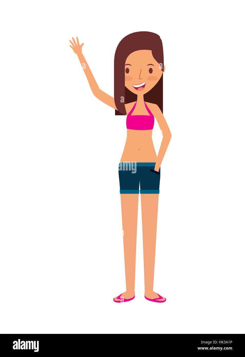 Bikini Cartoon High Resolution Stock Photography and Images Alamy