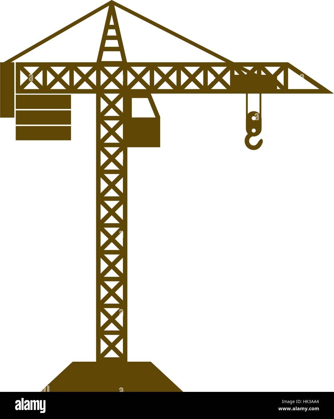 building construction crane icon Stock Vector Image & Art - Alamy