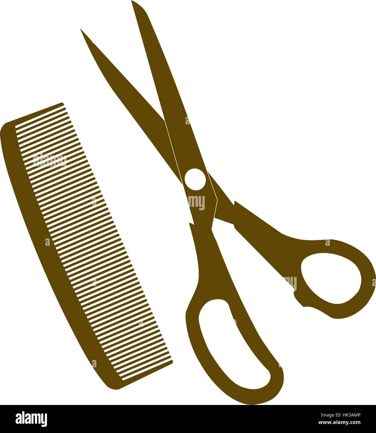 Barber tools vector illustration hi-res stock photography and images ...