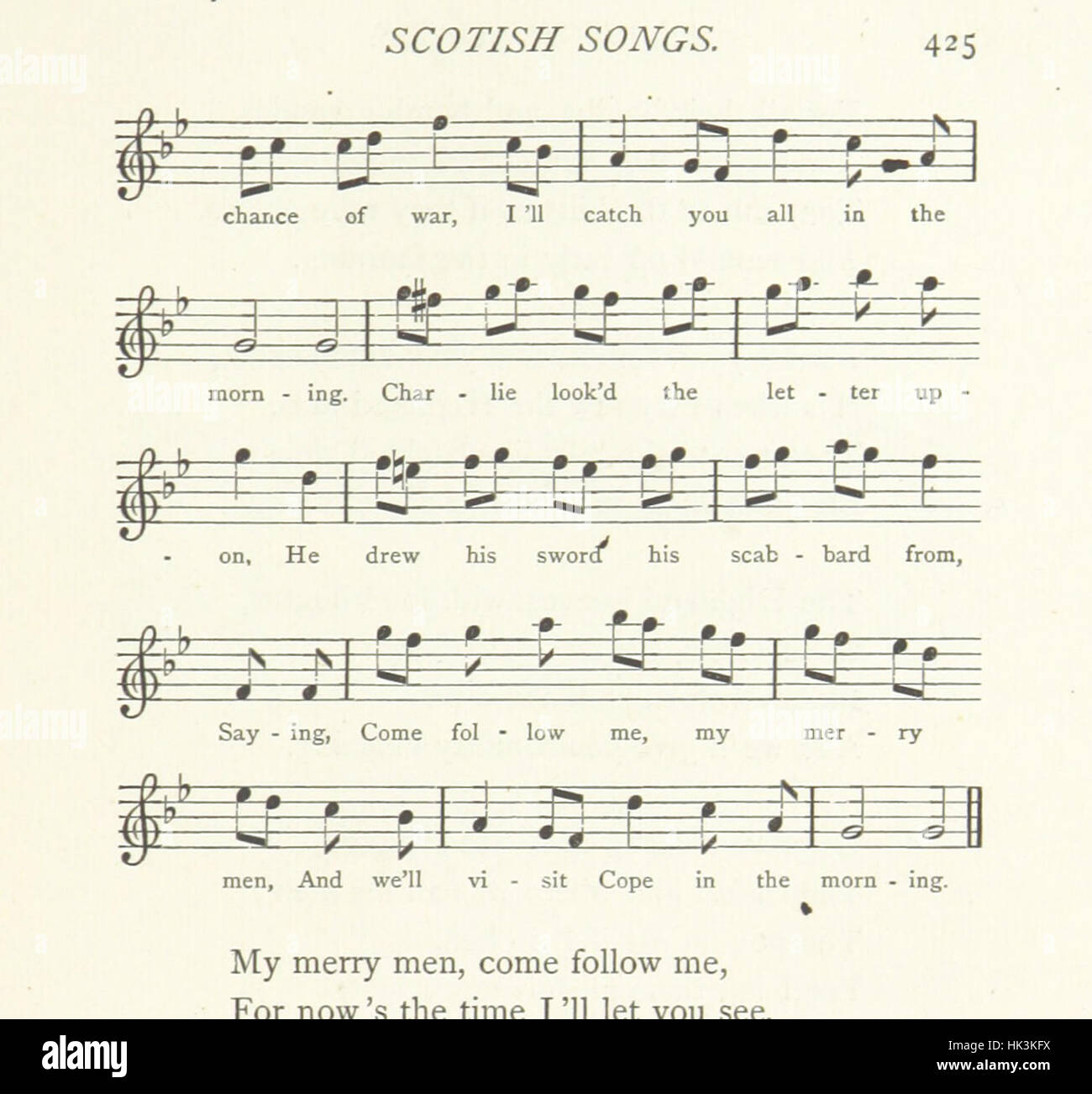 Photograph from 'Scottish Songs,' a collection of traditional Scottish ...