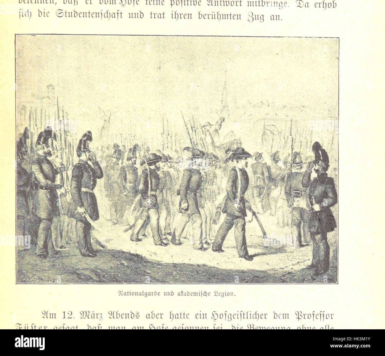 Image taken from page 155 of 'Geschichte der Wiener Revolution im Jahre 1848' Image taken from page 155 of 'Geschichte der Wiene Stock Photo