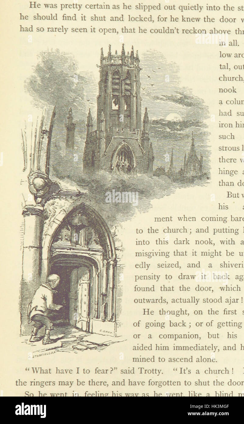 Christmas Books ... With illustrations by Sir Edwin Landseer, R.A., Maclise, R.A., Stanfield, R.A., F. Stone, Doyle, Leech, and Tenniel Image taken from page 157 of 'Christmas Stock Photo