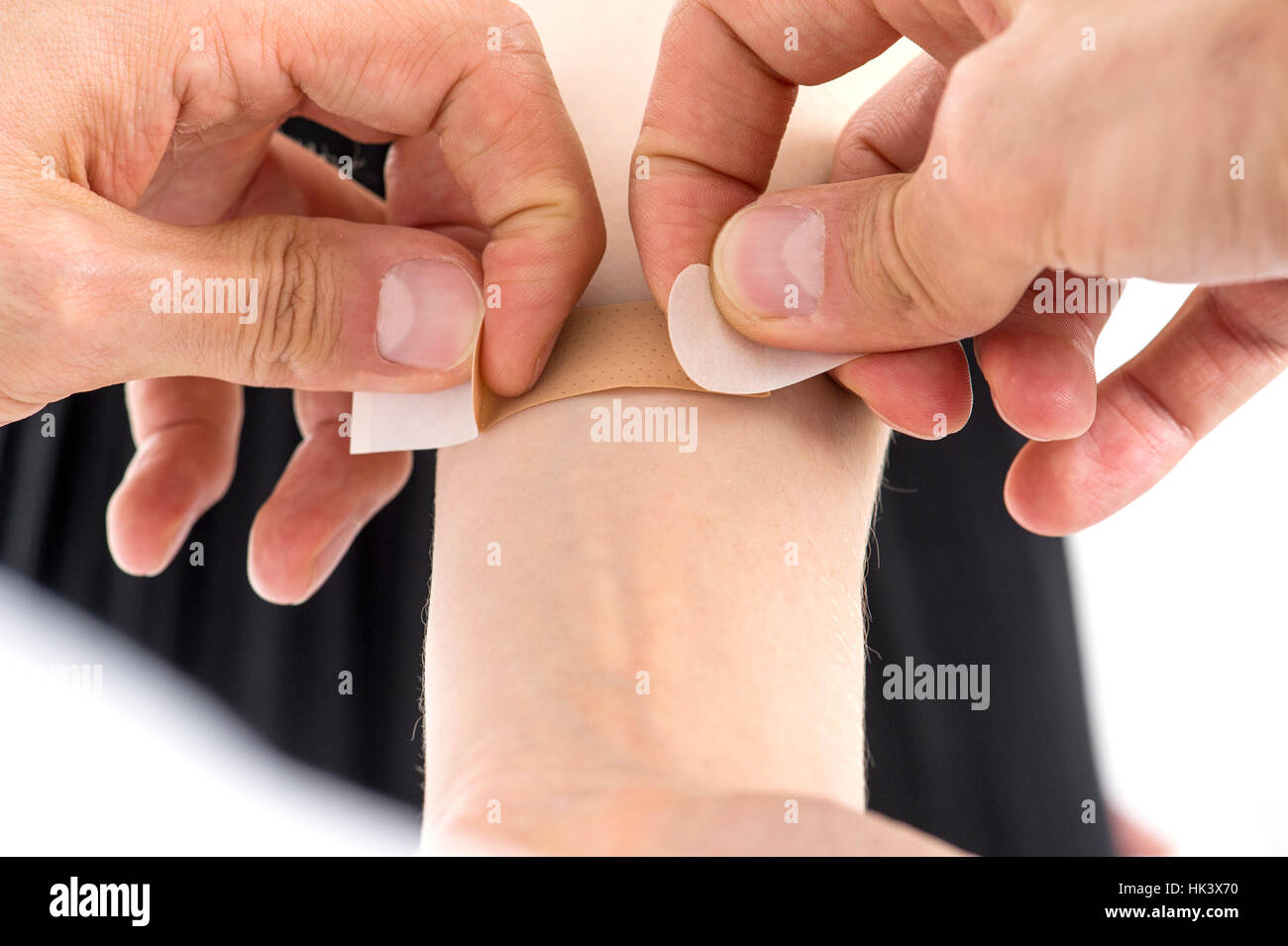 gesture, hand, provision, health, human, human being, person, plaster, bandage, Stock Photo