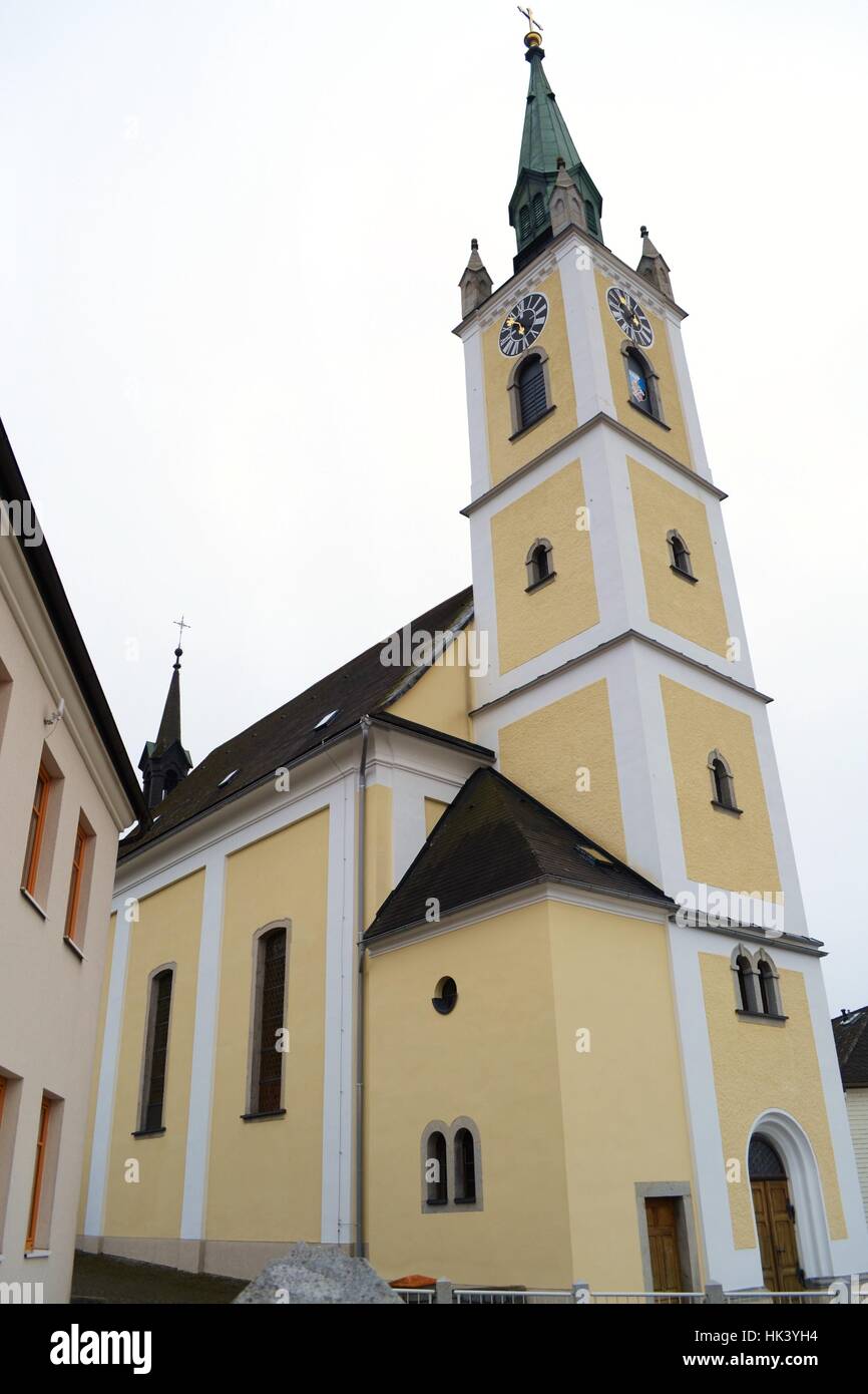 religion, church, steeple, beadhouse, parish church, tower, protection of Stock Photo