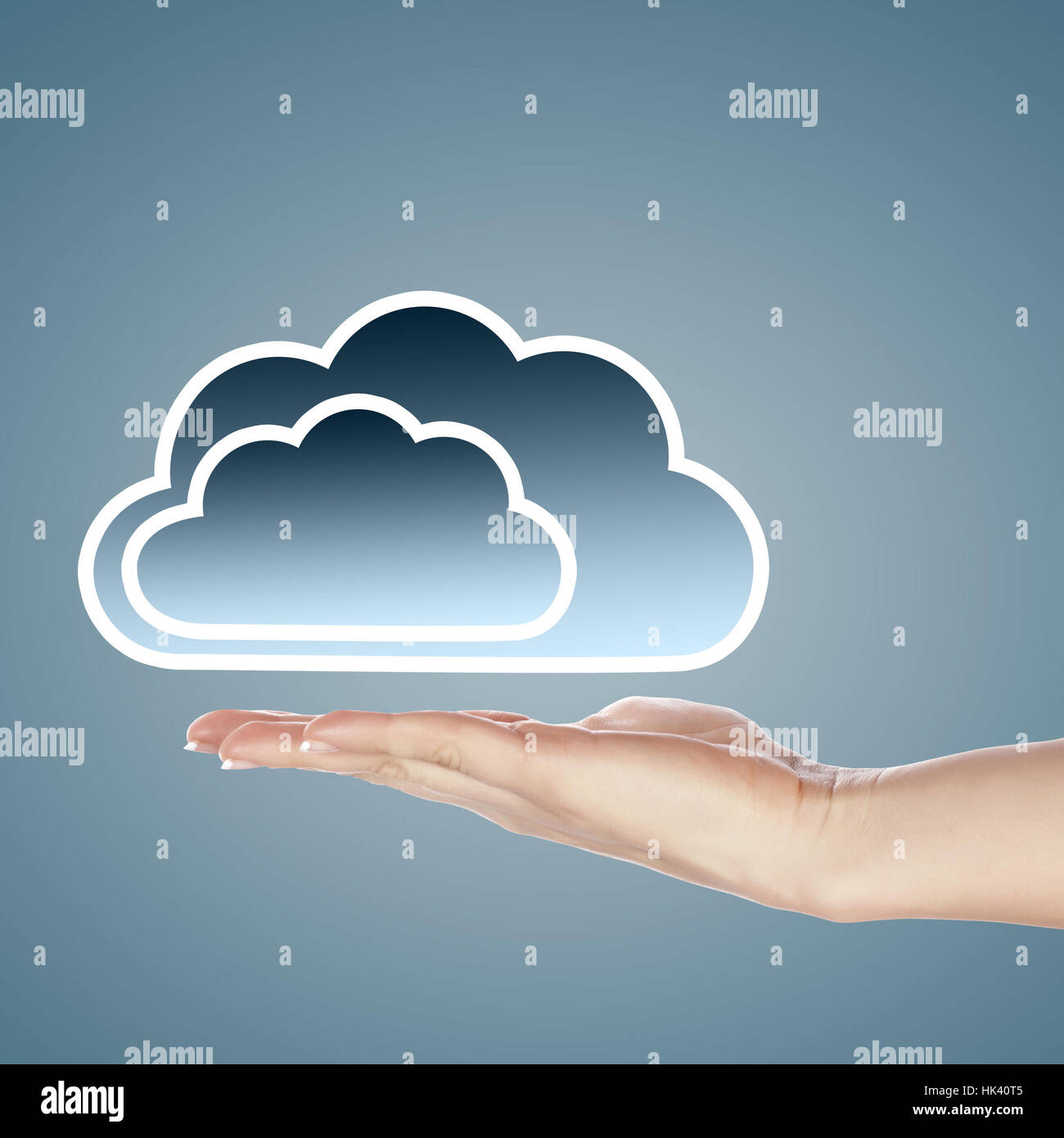 Cloud computing icon hi-res stock photography and images - Alamy
