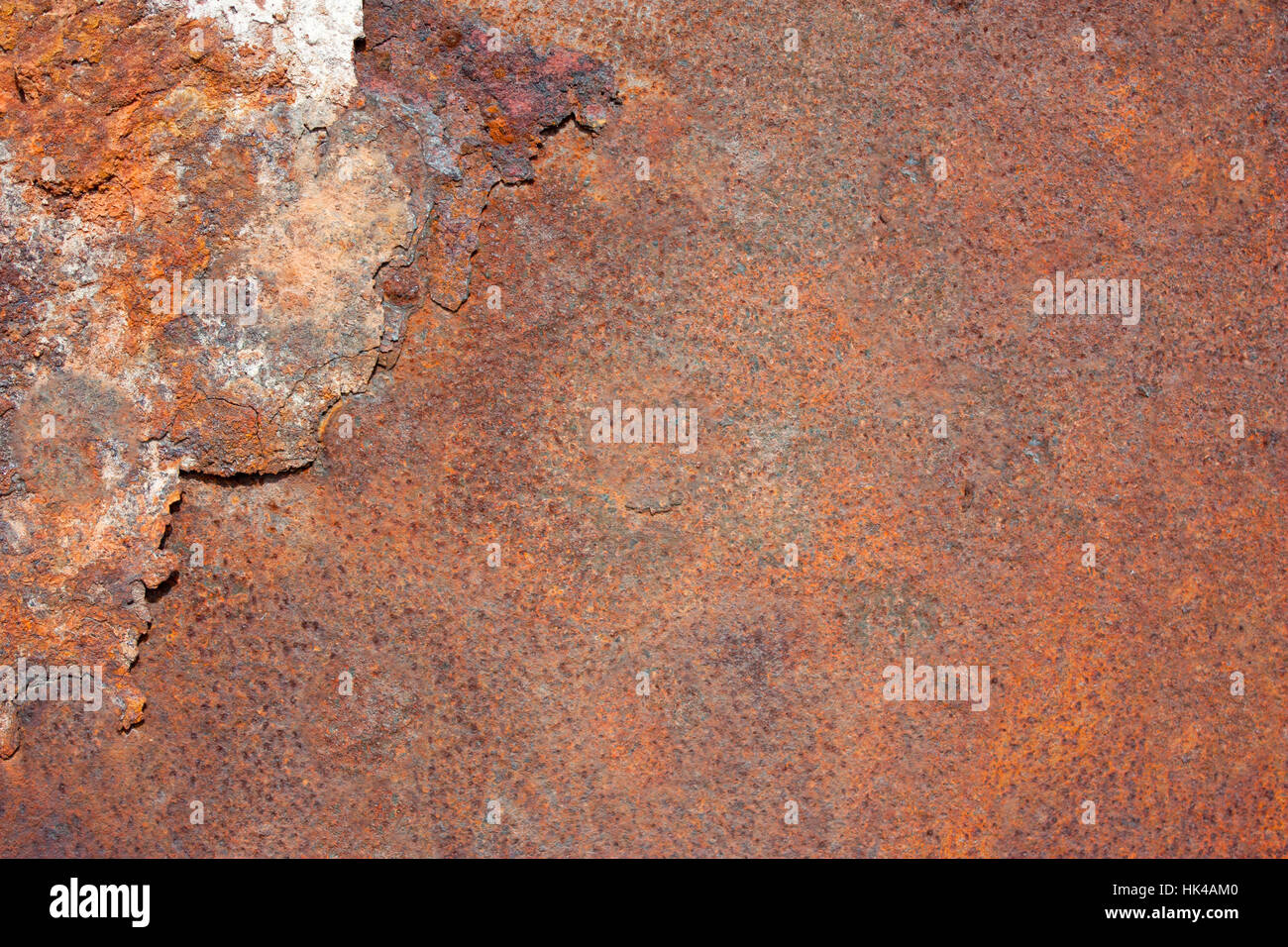 Old Rusty Metal Plate Background Stock Photo