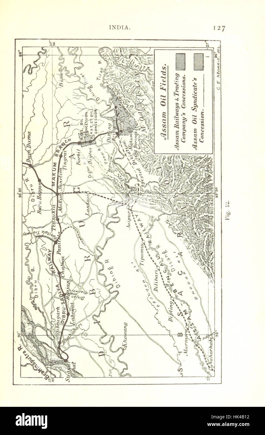 Image taken from page 177 of 'Petroleum: a treatise on the geographical distribution and geological occurrence of petroleum and natural gas ... By B. Redwood, assisted by G. T. Holloway, and other contributors ... With maps, etc' Image taken from page 177 of 'Petroleum a Stock Photo