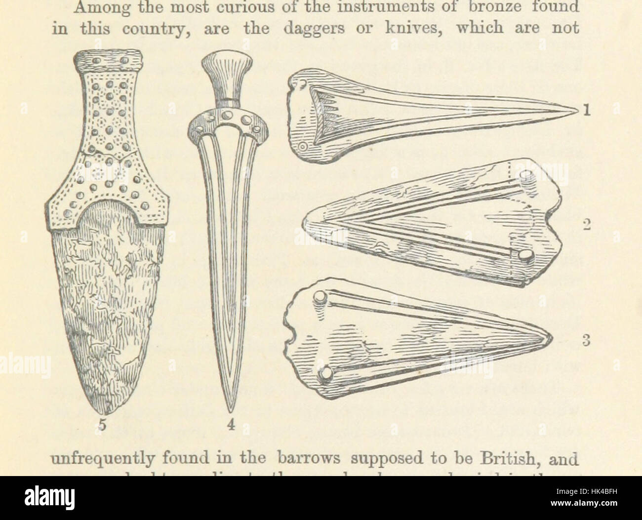 [The Celt, the Roman, and the Saxon: a history of the early inhabitants of Britain, down to the Conversion of the Anglo-Saxons to Christianity. Illustrated by the ancient remains brought to light by recent research.] Image taken from page 105 of '[The Celt Stock Photo