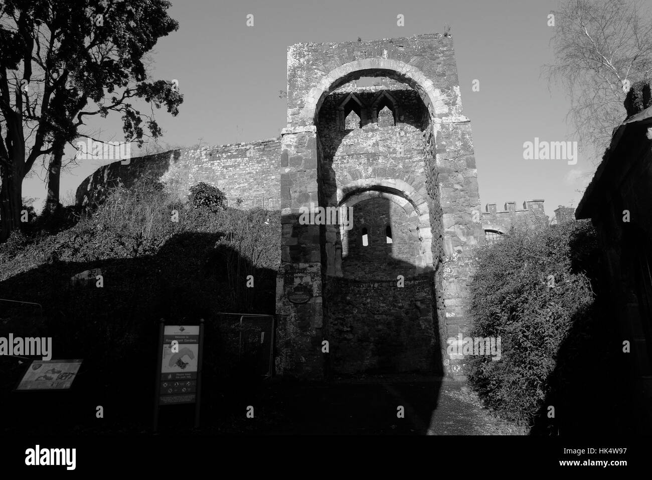 EXETER / ROUGEMOUNT CASTLE GATE HOUSE Stock Photo Alamy