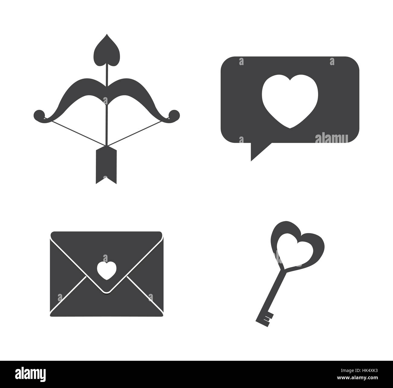 assorted valentines day icons themed image vector illustration design ...