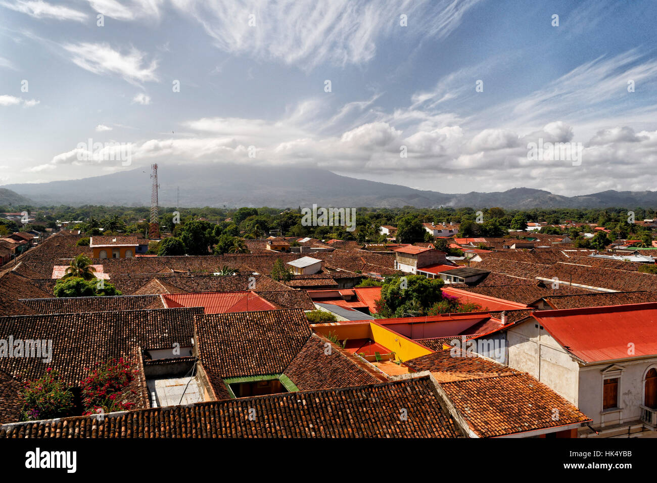 central america, roofs, style of construction, architecture, architectural Stock Photo