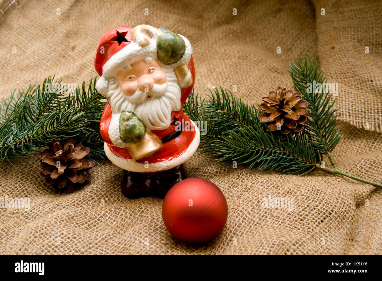 father christmas, nicholas, christmas tree ball, christmas, xmas, x-mas, bowl, Stock Photo