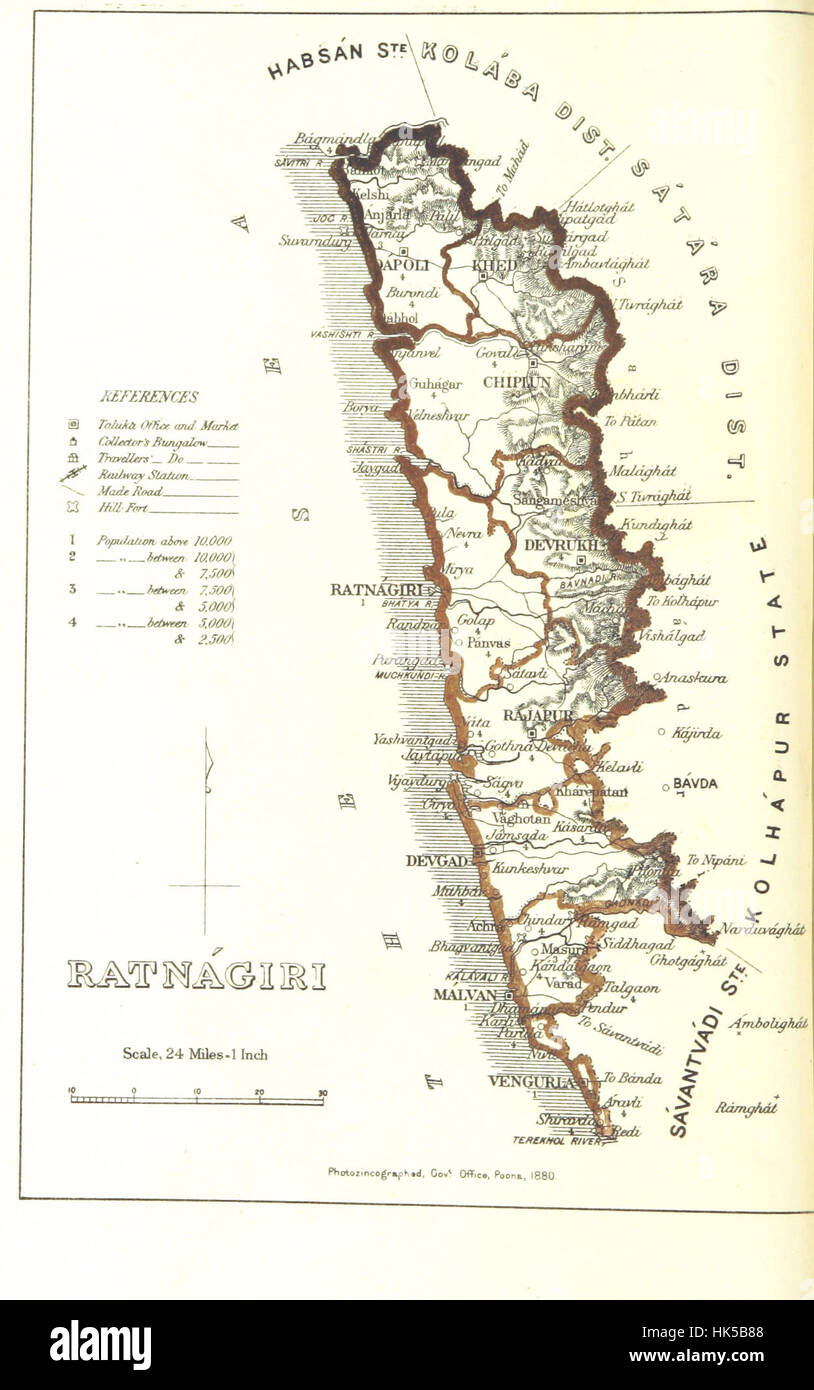 Image taken from page 18 of 'Gazetteer of the Bombay Presidency. [Edited by Sir James M. Campbell. General index, by R. E. Enthoven.]' Image taken from page 18 of 'Gazetteer o Stock Photo