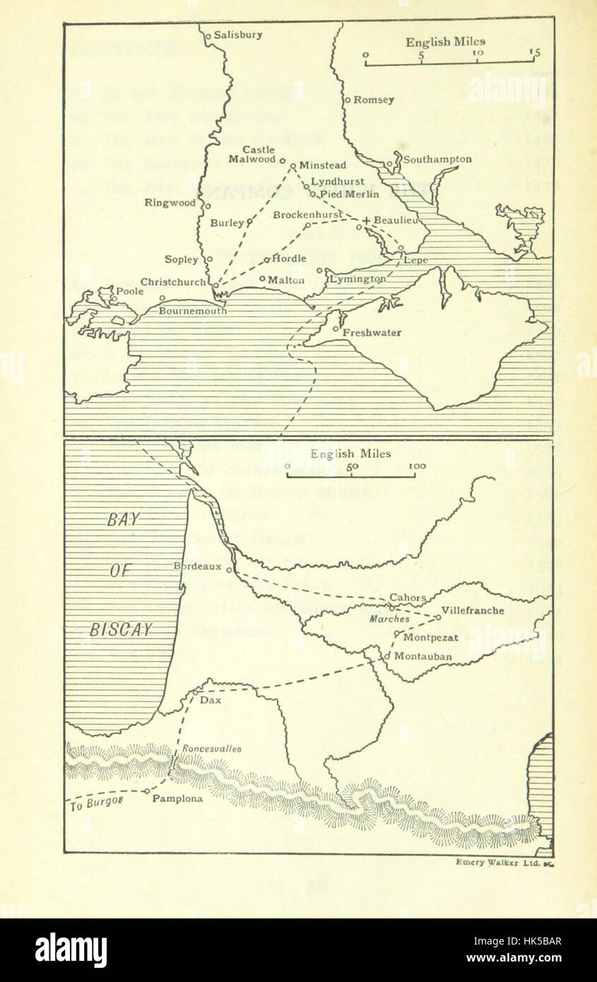 Image taken from page 18 of 'The Conan Doyle Historical Romances. The White Company. Sir Nigel. Micah Clarke. The Refugees' Image taken from page 18 of 'The Conan Doyl Stock Photo