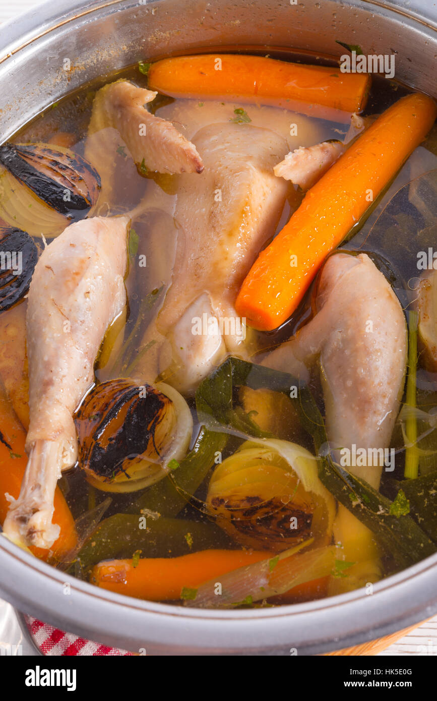chicken in the pot Stock Photo - Alamy