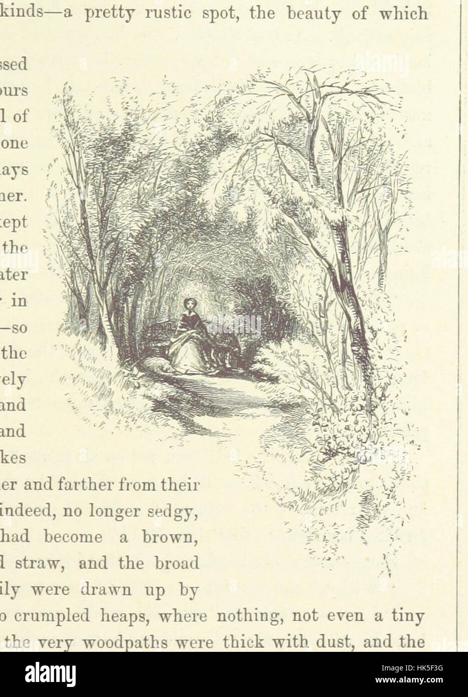 Image taken from page 195 of '[Midsummer Eve: a fairy tale of love.]' Image taken from page 195 of '[Midsummer Stock Photo