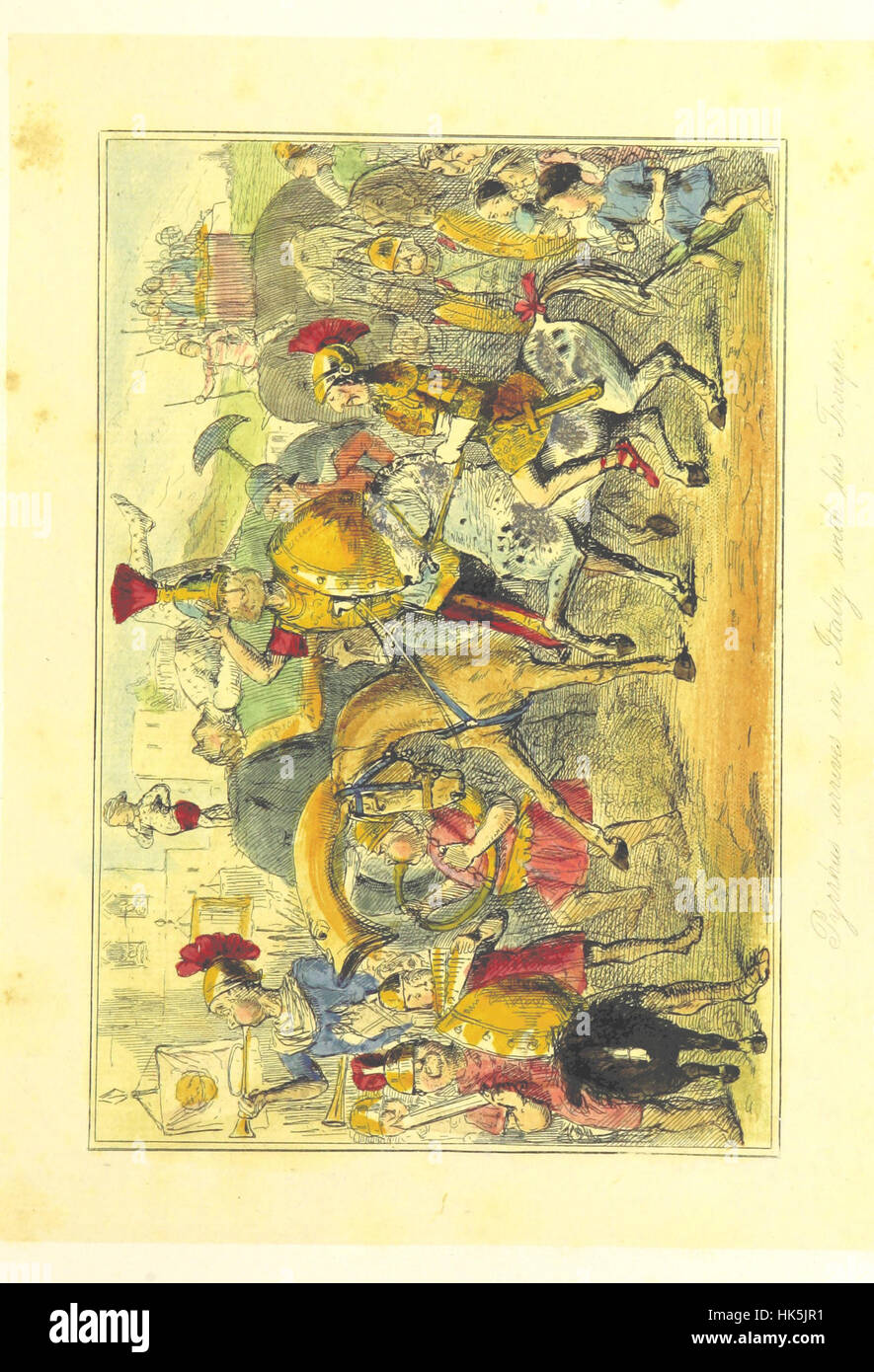 Image from 'The Comic History of Rome', humorously depicting Roman ...