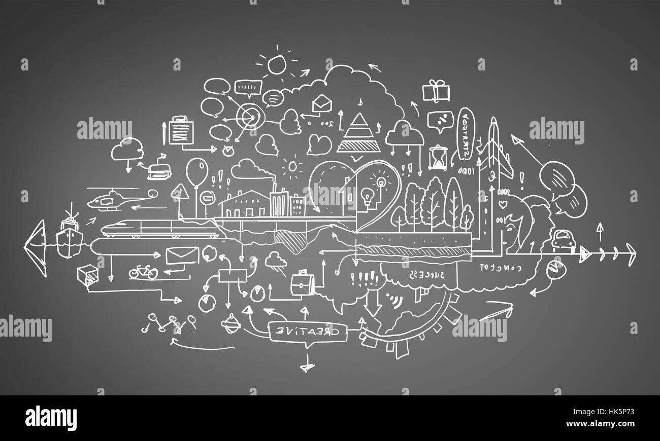 Business strategy infographic Black and White Stock Photos & Images - Alamy