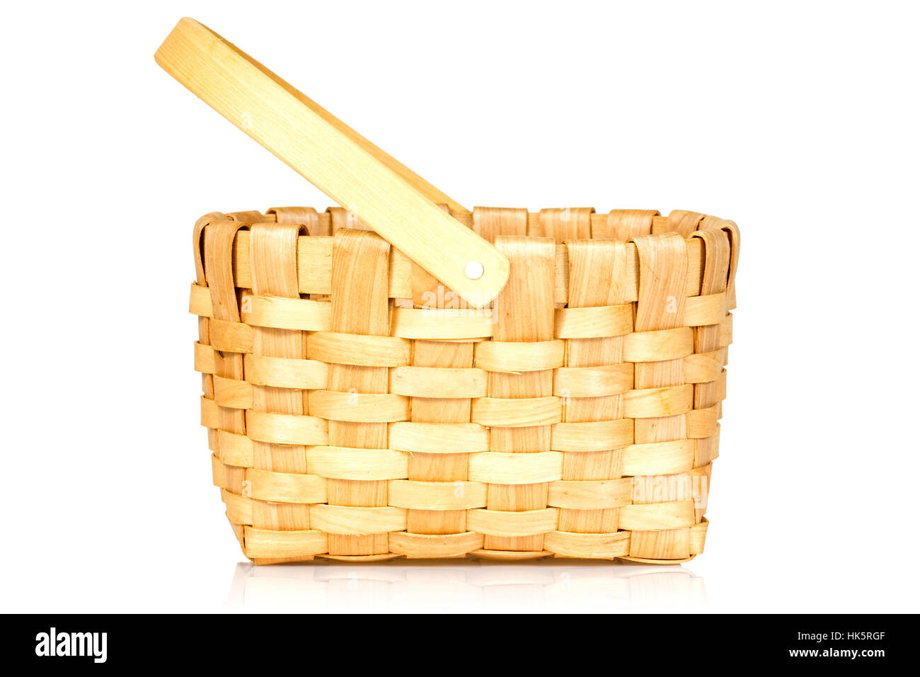 object, isolated, brown, brownish, brunette, basket, handle, decoration, Stock Photo