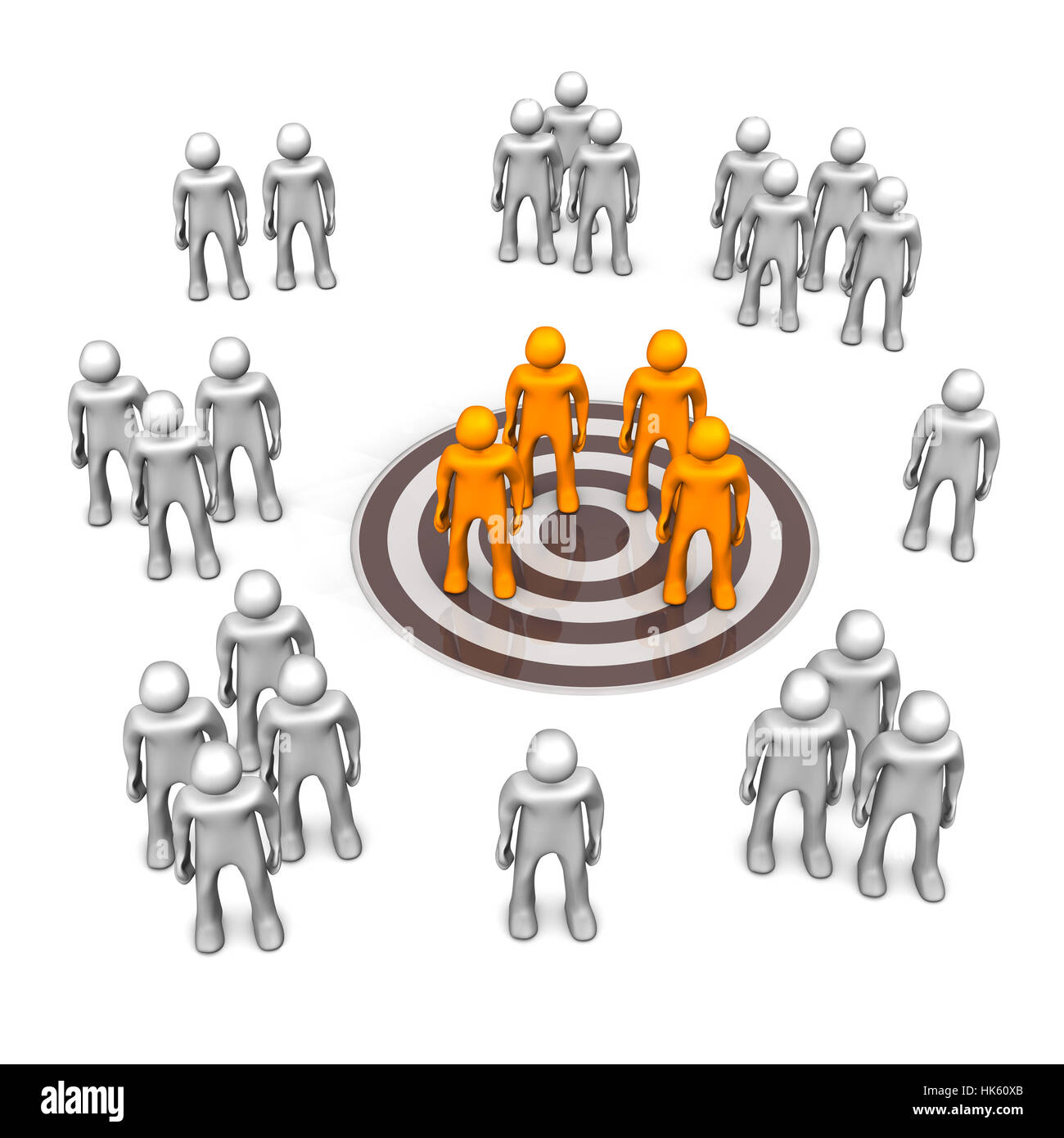Selling Aim guy, woman, sell, navigation, perspective, prospect, illustration, aim ...