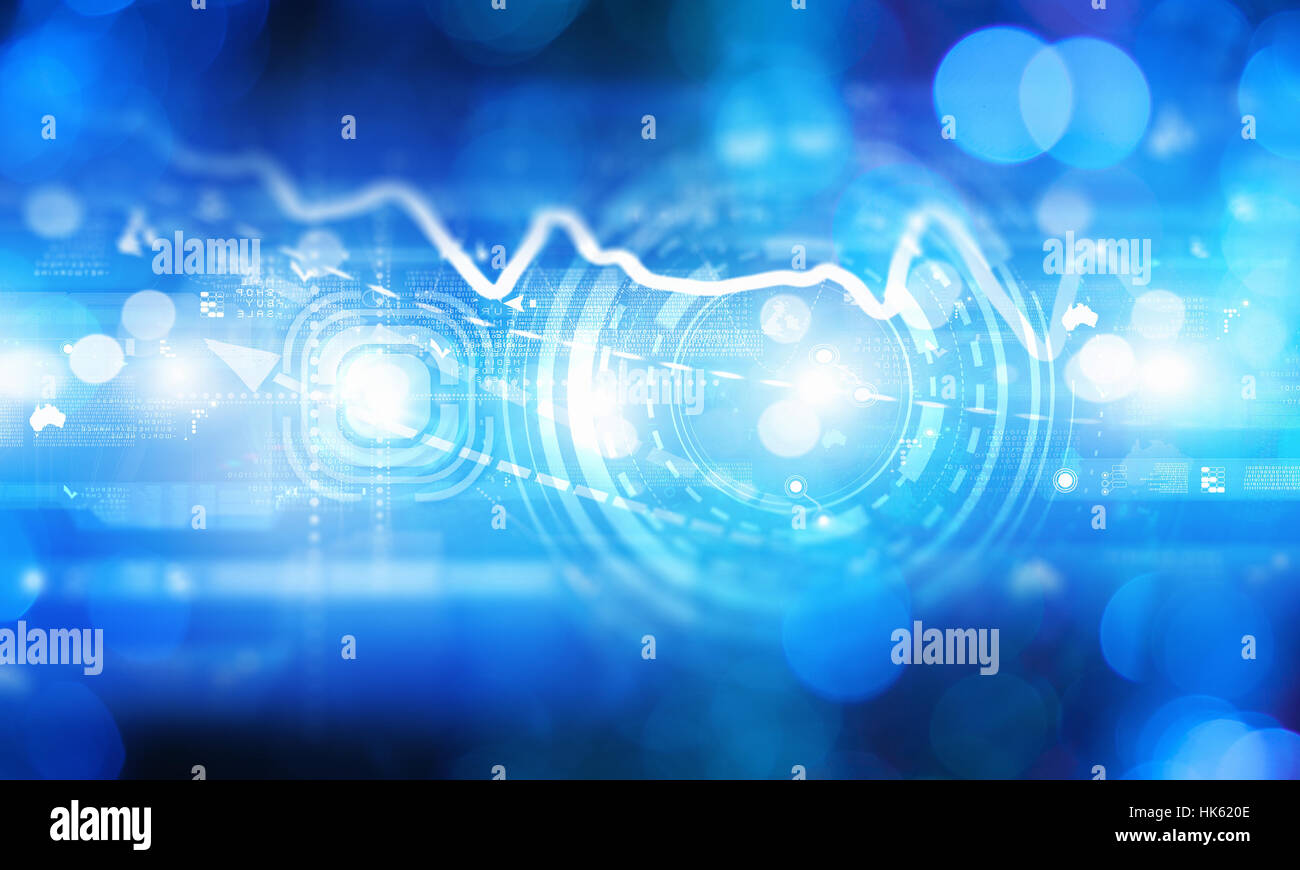 Highi Tech Network Graph Business abstract image with high tech graphs and diagrams Stock Photo ...