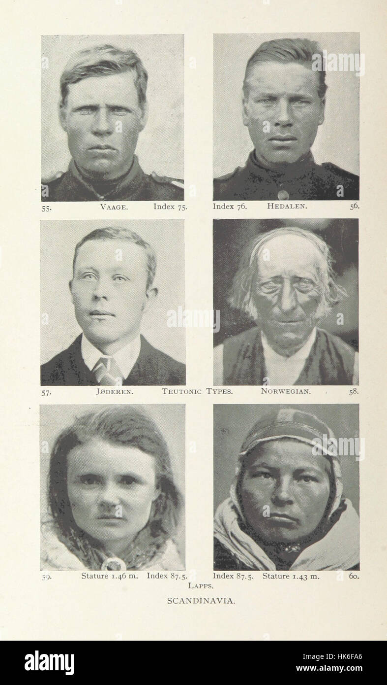 European Human Races An image from 'The Races of Europe,' a sociological study by the Lowell ...
