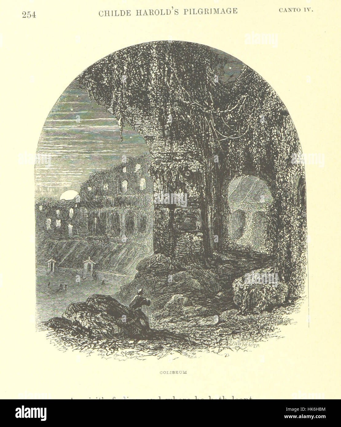 Image taken from page 278 of '[Childe Harold's Pilgrimage. A romaunt. [With a portrait.]]' Image taken from page 278 of '[Childe Harold's Stock Photo