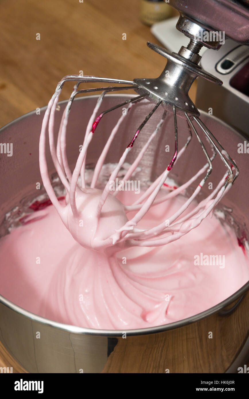 Ingredients to make marshmallow yourself Stock Photo Alamy