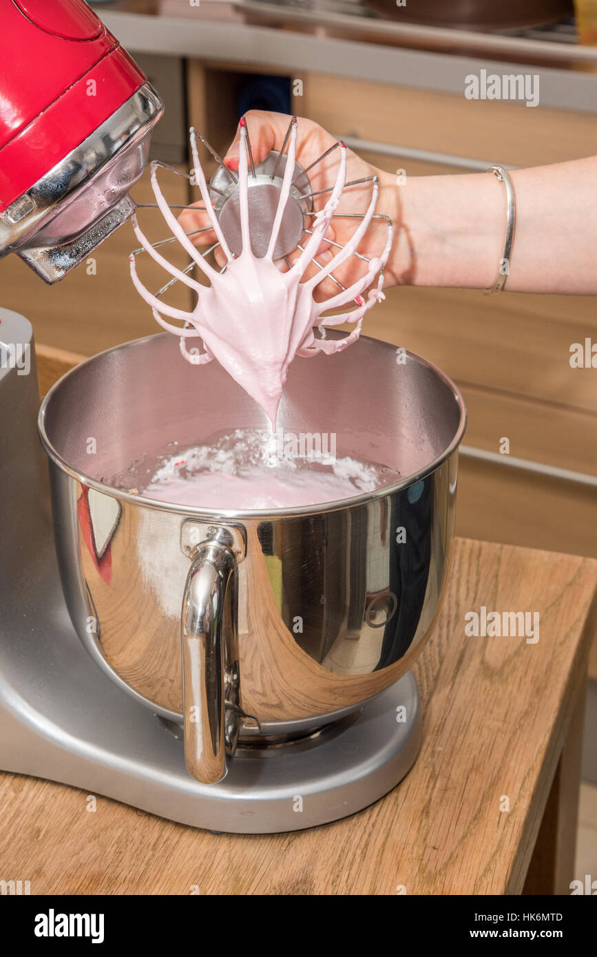 Ingredients to make marshmallow yourself Stock Photo Alamy
