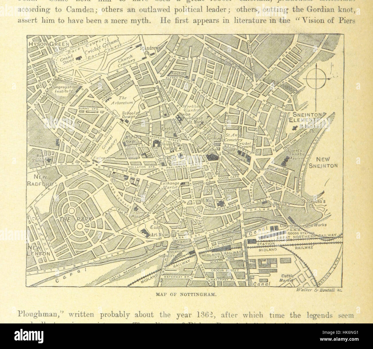 Wilford nottingham map hires stock photography and images Alamy