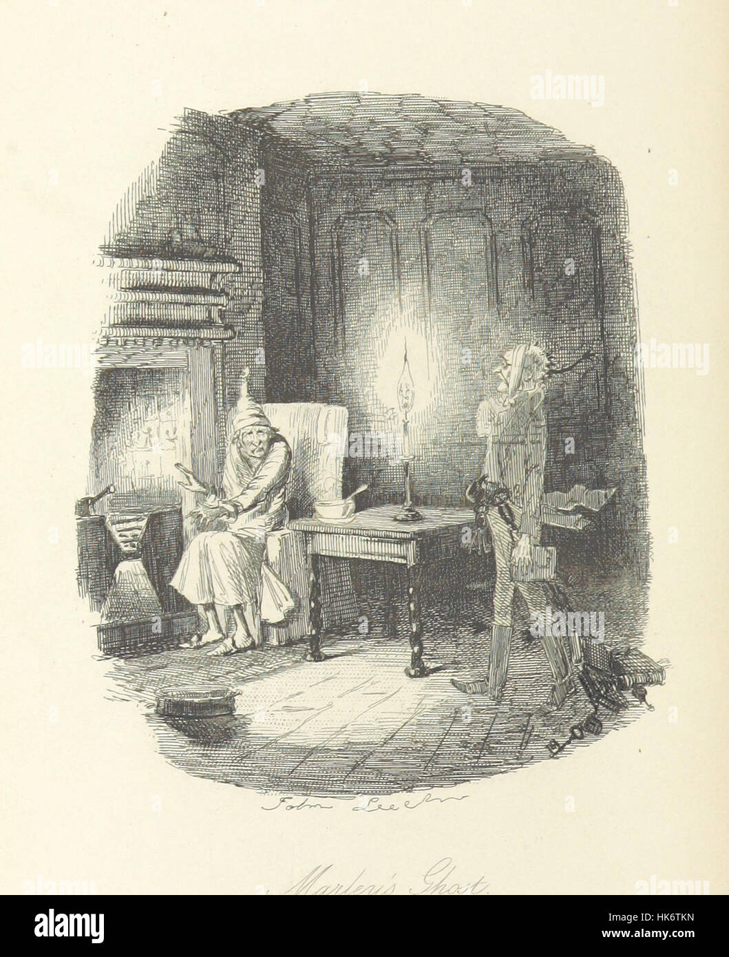 Christmas Books ... With illustrations by Sir Edwin Landseer, R.A., Maclise, R.A., Stanfield, R.A., F. Stone, Doyle, Leech, and Tenniel Image taken from page 32 of 'Christmas Stock Photo