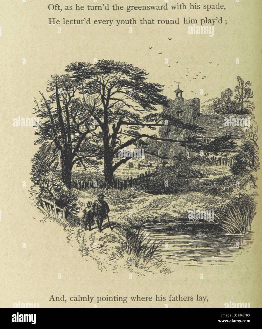 An illustration from 'The Pleasures of Memory', depicting moments that ...