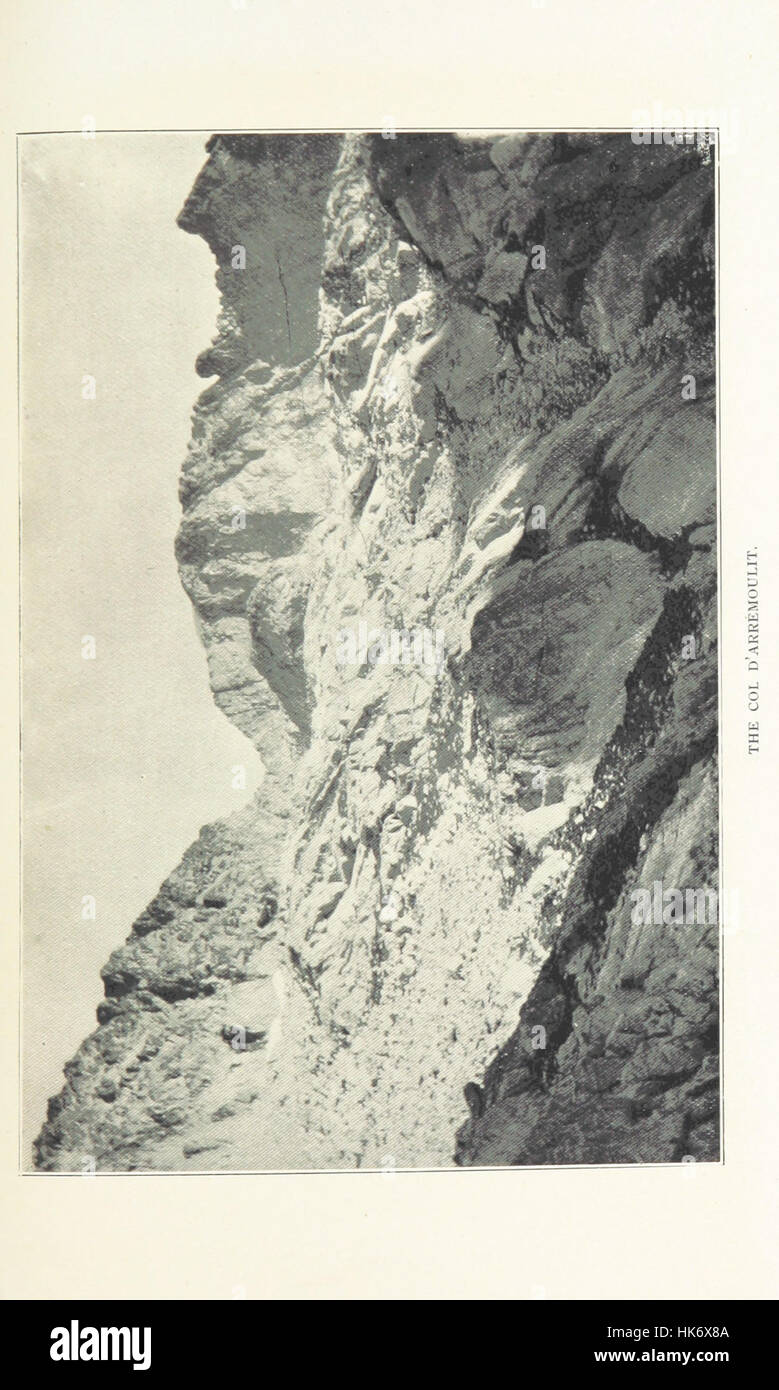 A page from 'Through the High Pyrenees', documenting the geography ...