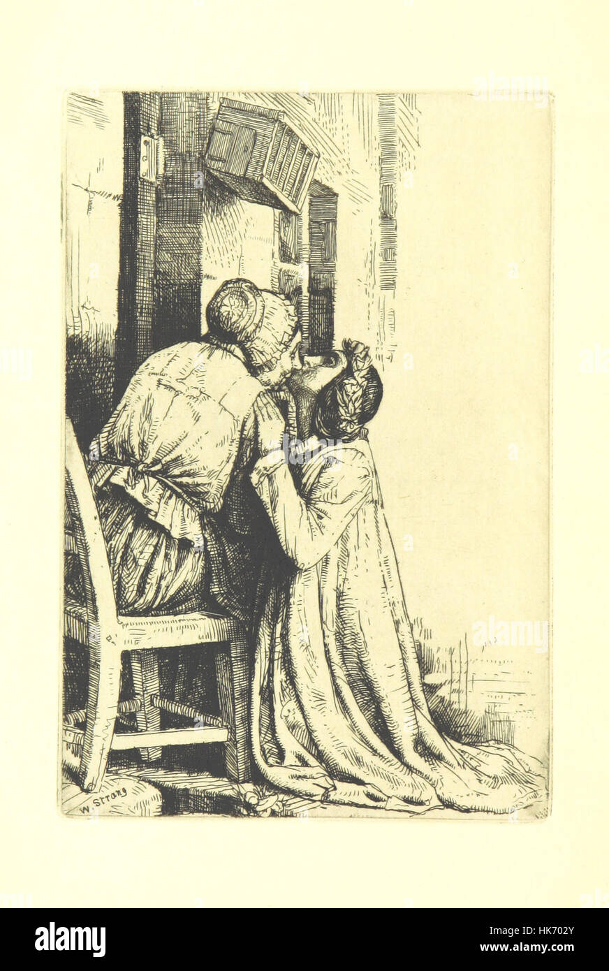 A Book of Ballads ... With five etchings by W. Strang Image taken from page 34 of 'A Boo Stock Photo